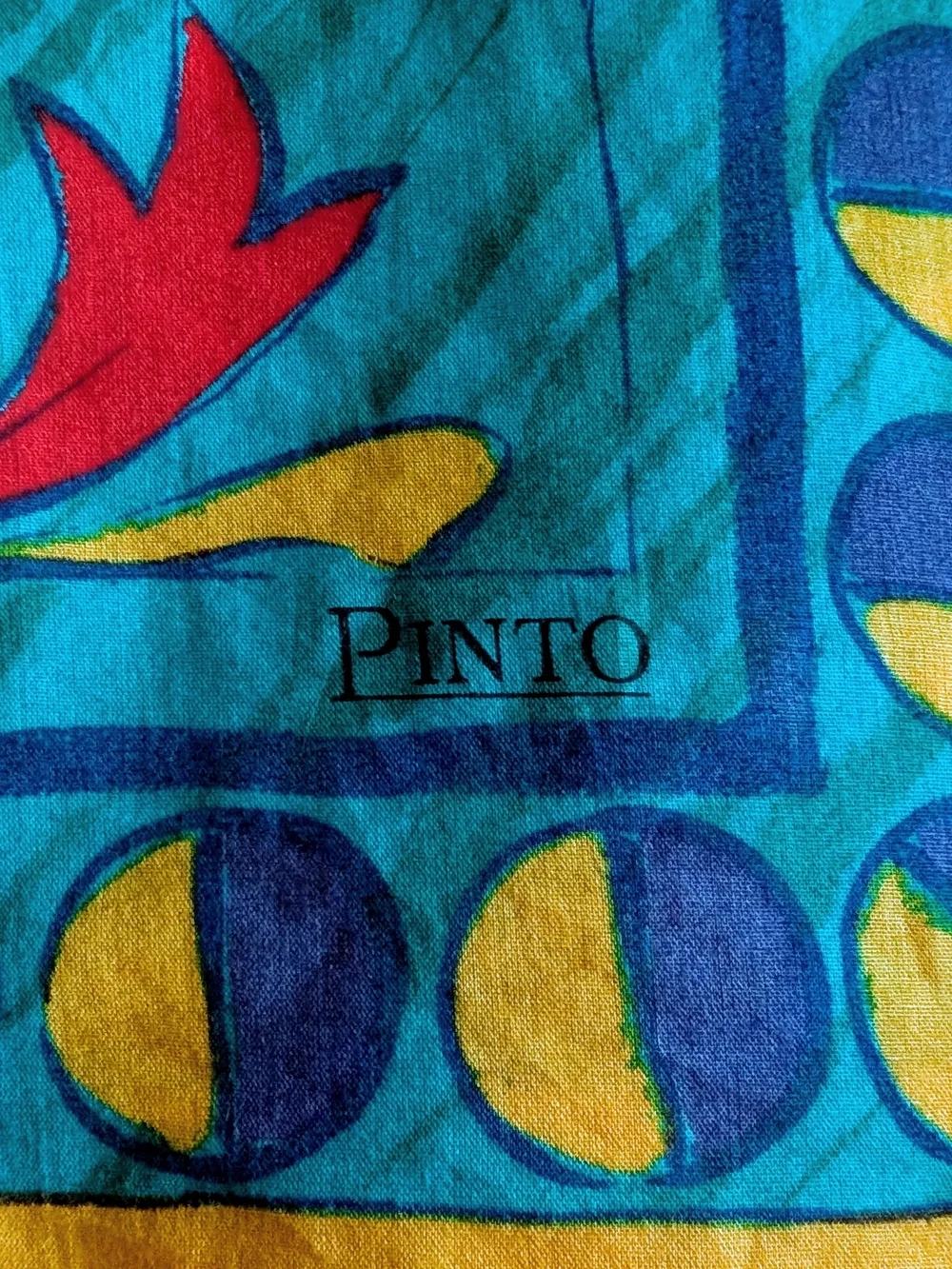 RARE Collectible Vintage 1982/1983 PINTO Luxury Cotton Resort Pareo / Sarong